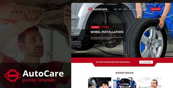 Auto Care - Joomla Template for Car Mechanic, Workshops, Auto Repair Centers
           TFx Raymund Kichirou