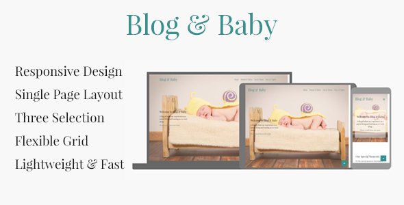 Blog & Baby - Responsive HTML Template For Baby Blogs
           TFx Montague Mickey