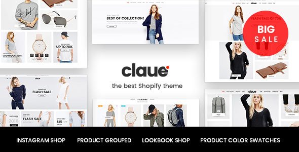 Claue - Responsive, Minimalist Boutique Shopify Theme
           TFx Kynaston Thaddeus