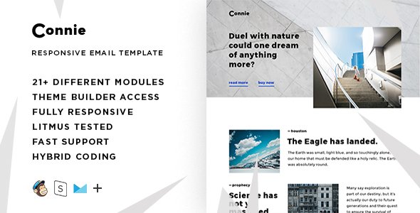 Connie – Responsive Email + StampReady Builder
           TFx Herbie Horace