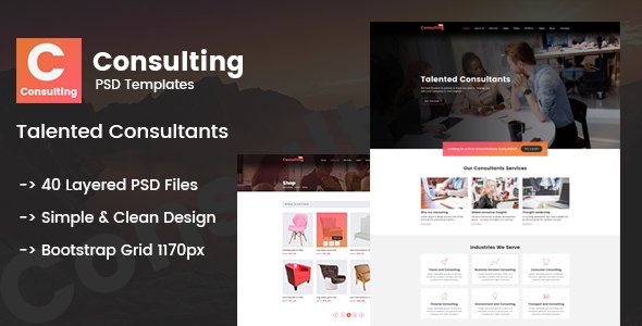 Consulting - Creative Multi-Purpose PSD Template TFx Yuudai Tucker
