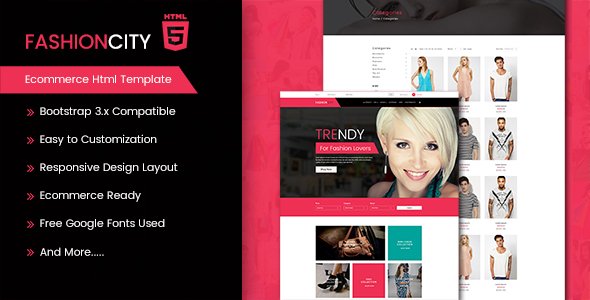 Fashion City - Ecommerce Html Template
           TFx Dwi Alden