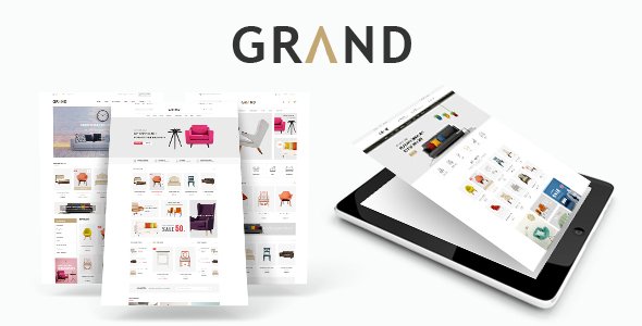 Grand - Responsive Furniture Drag and Drop Shopify Theme TFx Webster Dalton