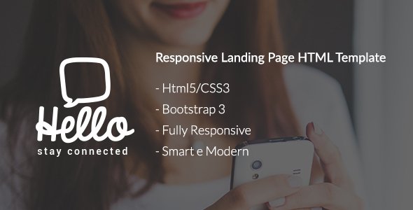 Hello - Bootstrap Landing Page HTML Template
           TFx Greg Tracy