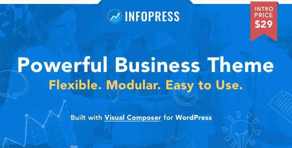 Infopress Multi-Purpose Business WordPress Theme TFx Sigmund Merle