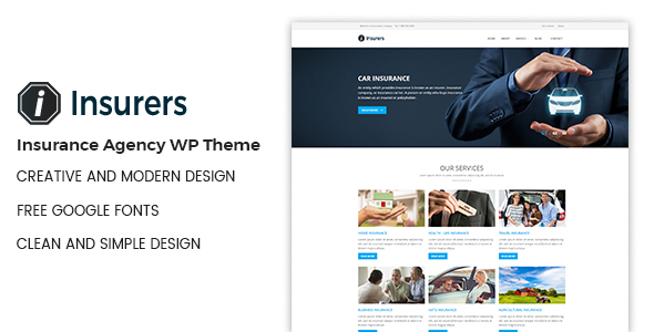 Insurers - Insurance Agency WordPress Theme
           TFx Gus Kermit