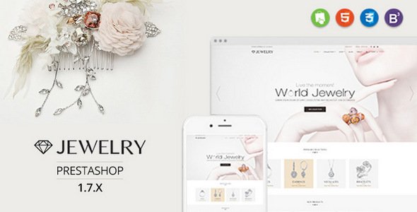 Jewelry - Responsive Prestashop 1.7 Theme
           TFx Petros Philander