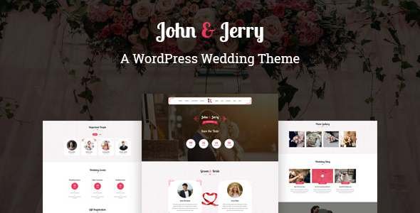 John & Jerry - A WordPress Wedding Theme
           TFx Marvyn Antinanco