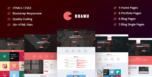 Khamu | Corporate, Business, Portfolio, Digital Agency HTML5 Template
           TFx Monty Greg