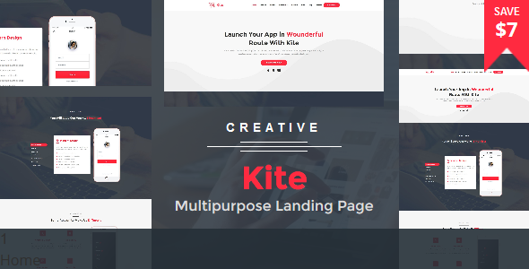 Kite - Creative Multipurpose Landing Page With Builder
           TFx Quidel Rodge