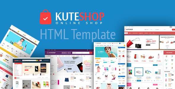 KuteShop Online - Multipurpose Ecommerce HTML Template TFx Derick Tim