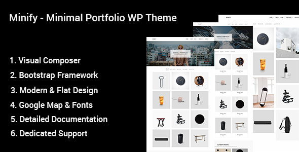 Minify - Minimal Portfolio WordPress Theme TFx Freddie Len