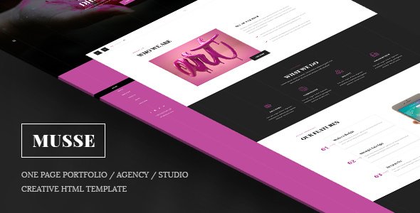 Musse - One Page Portfolio / Agency / Studio Creative Html Template
           TFx Laird Oral