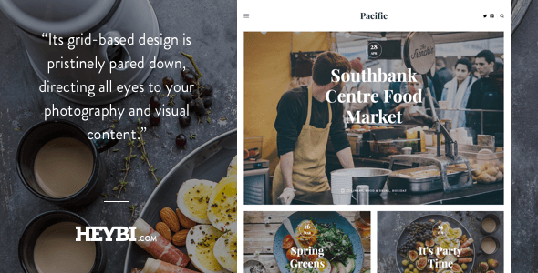 Pacific: Big Bold Photo-Based Theme TFx Blogging Dallas Wibowo