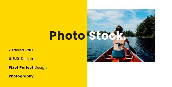 Photostock PSD Template
           TFx Alger Brenton