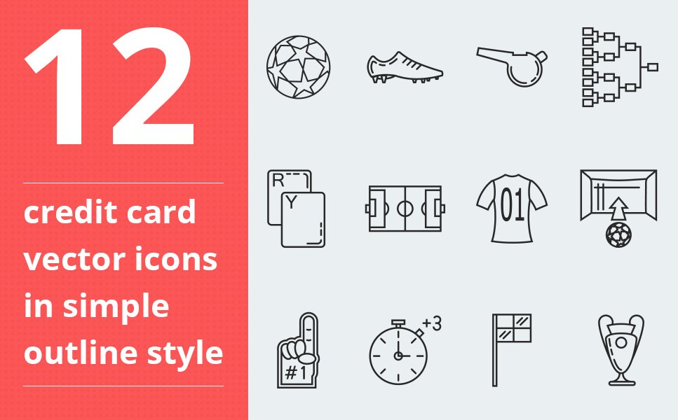 Soccer vector Iconset Template TMT Ujarak Dustin
