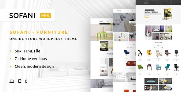 Sofani - Furniture Store HTML Template TFx Farran Ferdy