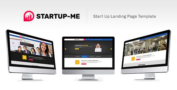 StartUp-Me Landing Page Template TFx LandingPages Keghart Brad