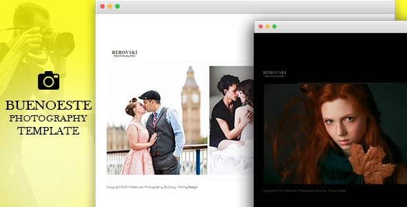 Buenoeste Photography - Creative Template for Photography by Photographers - Photography Creative TFx Darren Aden