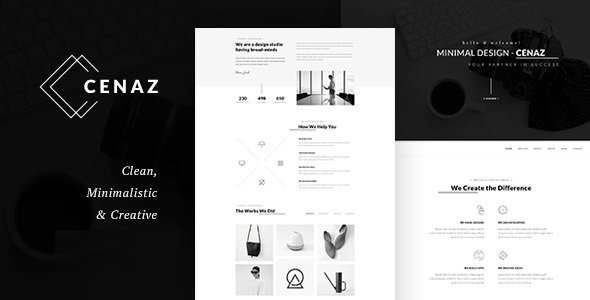 CEZAN - Minimal Multipurpose WordPress Theme - Creative WordPress TFx Gallagher Muhamad