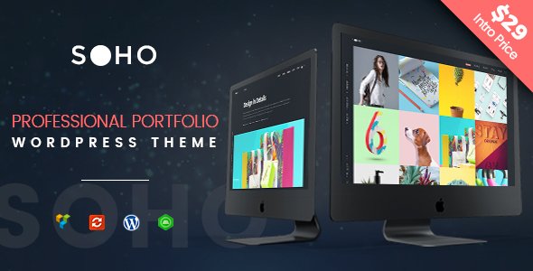 Creative Portfolio WordPress Theme - SOHO Pro - Portfolio Creative TFx Wibowo Silver