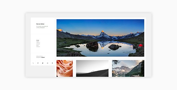 Darren - Photography & WooCommerce Compatible WordPress Theme - Photography Creative TFx Eliott Moss