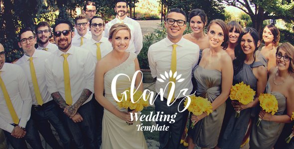 Glanz - Wedding Template - Wedding Site Templates TFx Esmund Dallas
