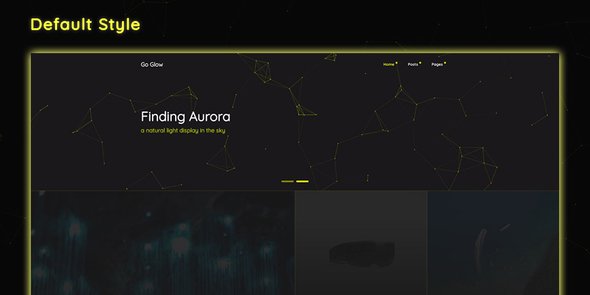 Go Glow  - Responsive WordPress Blog Theme TFx Frederick Darrell