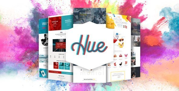 Hue - Creative Color and Mood Combination WordPress Theme - Creative WordPress TFx Tirto Ayumu