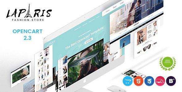 LaParis - Simple Creative Responsive Opencart Theme - Fashion OpenCart TFx Hiroto Lloyd