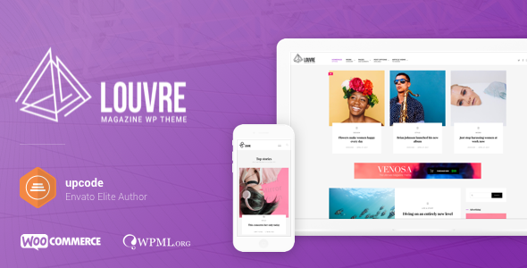 Louvre - Minimal Magazine and Blog WordPress Theme TFx Quidel Brock