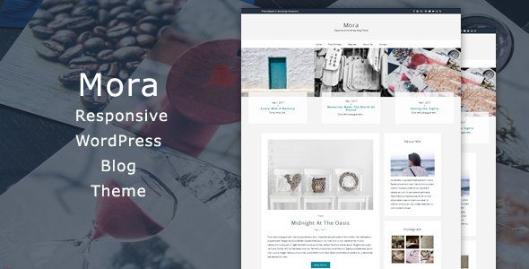 Mora - Responsive WordPress Blog Theme - Blog / Magazine WordPress TFx Kelsey Derren