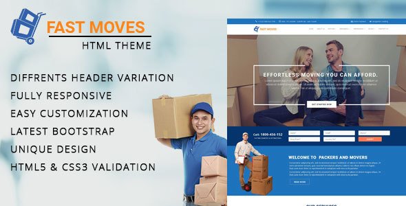 Mover - Company HTML Template - Site Templates  TFx Kenji Montague