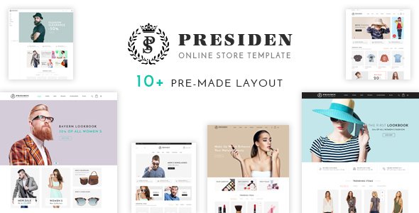 Presiden - Multi Kinds Store Responsive WordPress Theme - WooCommerce eCommerce TFx Hikaru Isadore