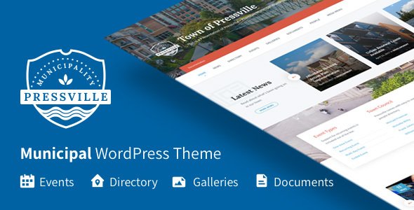 Pressville - Municipal WordPress Theme TFx Franklyn Marty