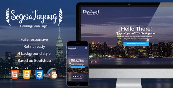 Segera Tayang - Coming Soon Page HTML - Under Construction Specialty Pages TFx Elmo Ezra