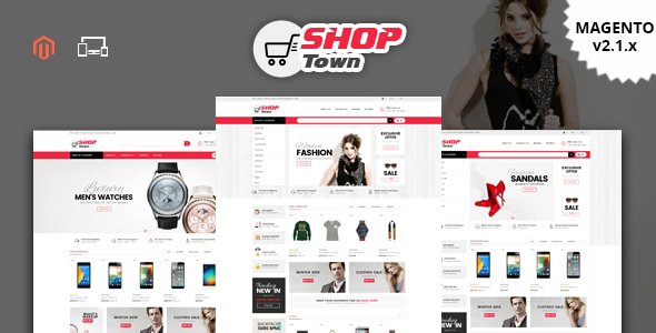 Shop Town - Responsive Magento 2 Theme - Shopping Magento TFx Vahagn Collin