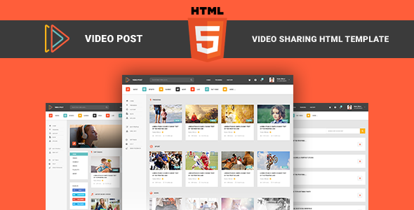 Video Post – Video Sharing HTML - Miscellaneous Site Templates TFx Gavin Dave