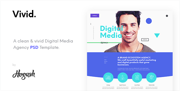 Vivid PSD Template - Creative PSD Templates TFx Algernon Wolfe
