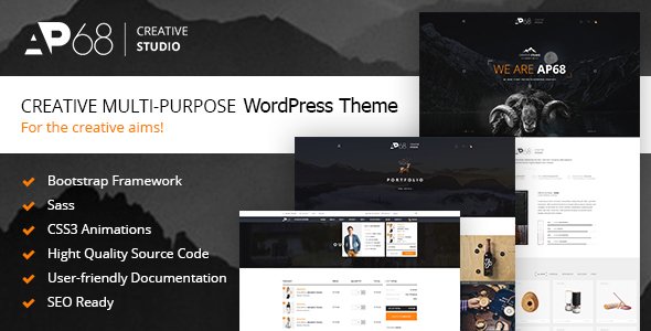 AP68 - Creative Multi-Purpose WordPress Theme - Portfolio Creative TFx Cosmo Hovsep