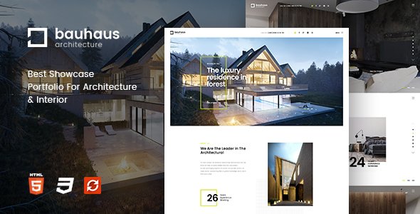 Bauhaus - Architecture & Interior Drupal 8 Theme - Portfolio Creative TFx David Hinata