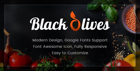 Blackolive - Restaurant One Page WordPress Theme - Restaurants & Cafes Entertainment TFx Gary Lowell