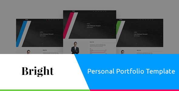 Bright Personal Portfolio PSD Template - Portfolio Creative TFx Jack Ethan