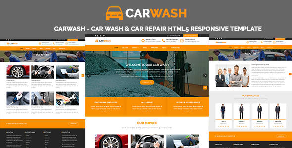 CarWash - Car Wash & Car Repair HTML5 Responsive Template - Business Corporate TFx Arn Lindsey