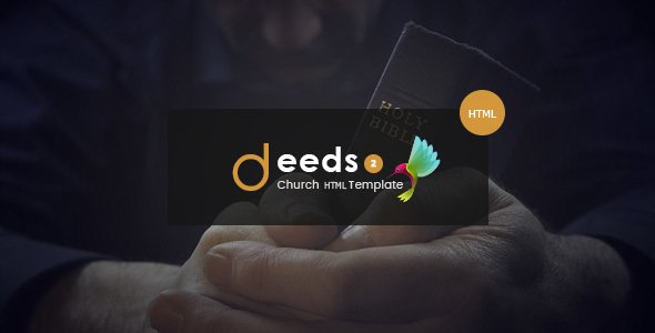 Deeds2 - An HTML Template for Church Websites and NonProfit Organizations - Churches Nonprofit TFx Lucan Jarrett