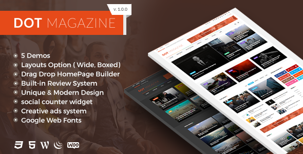 Dots Magazine - Multi-purpose WordPress News - News / Editorial Blog / Magazine TFx Lonny Braxton