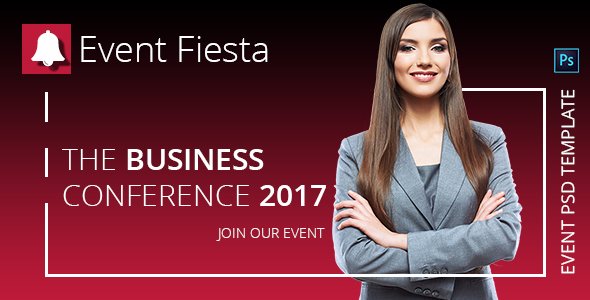 Event Fiesta - Event Management PSD Template - Events Entertainment TFx Octavian Preston