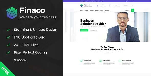 Fianco - Business Consulting and Professional Services HTML Template - Business Corporate TFx Innocent Fredric