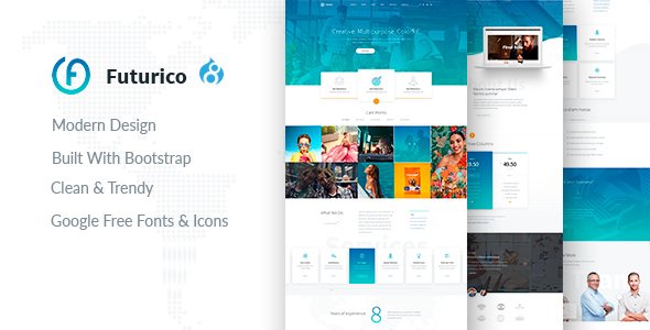Futurico - Multipurpose Drupal 8 Theme - Corporate Drupal TFx Tom Cletus