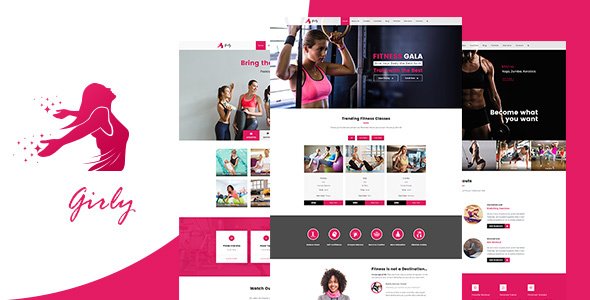 Girly | Women Fitness WordPress Theme - Health & Beauty Retail TFx Jaron Sidney